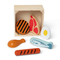 Educational Wooden Food Groups Play Set Protein