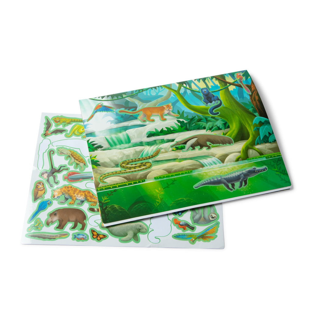 Educational Reusable Sticker Pad - Jungle and Savanna