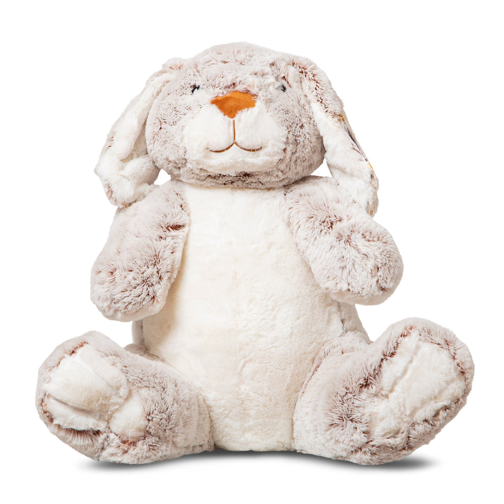 Educational Jumbo Burrow Bunny Stuffed Plush Animal