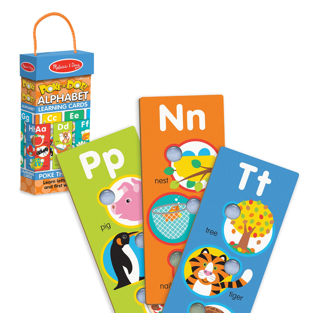 Educational Poke-A-Dot Jumbo Alphabet Learning Cards