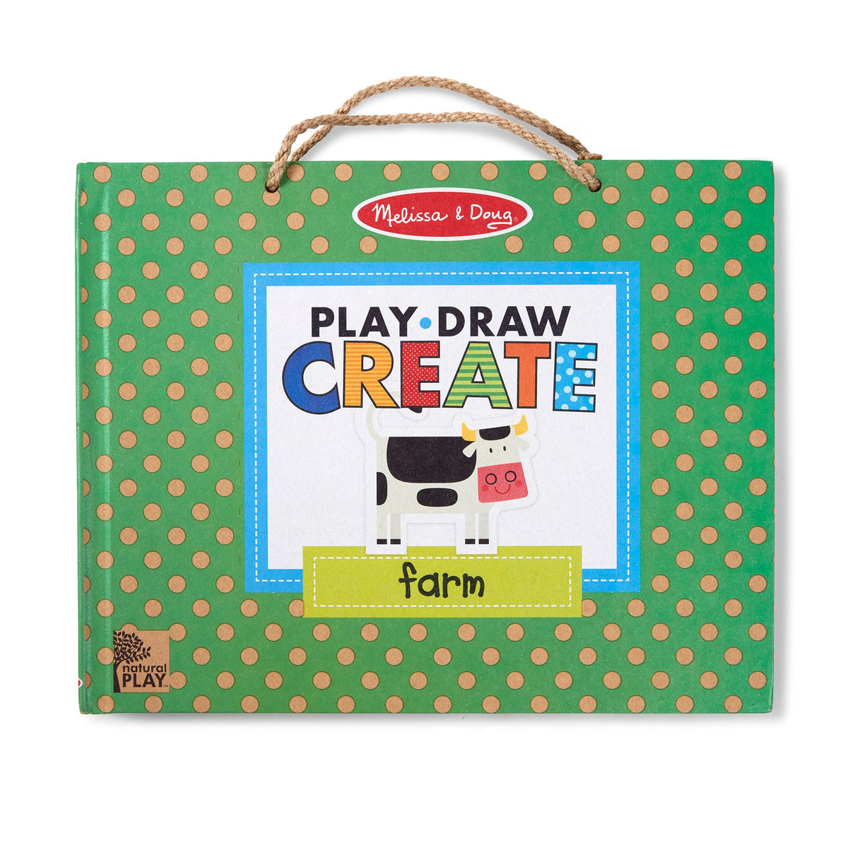 Educational Natural Play Play Draw Create Reusable Drawing & Magnet Kit Farm