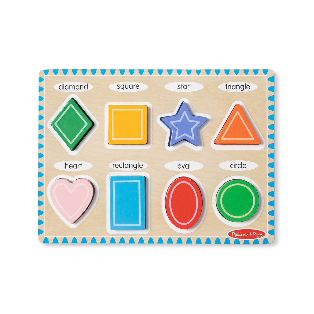 Educational Shapes Chunky Puzzle - 8 Pieces
