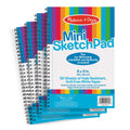 Educational Mini Sketch Pad 4-Pack