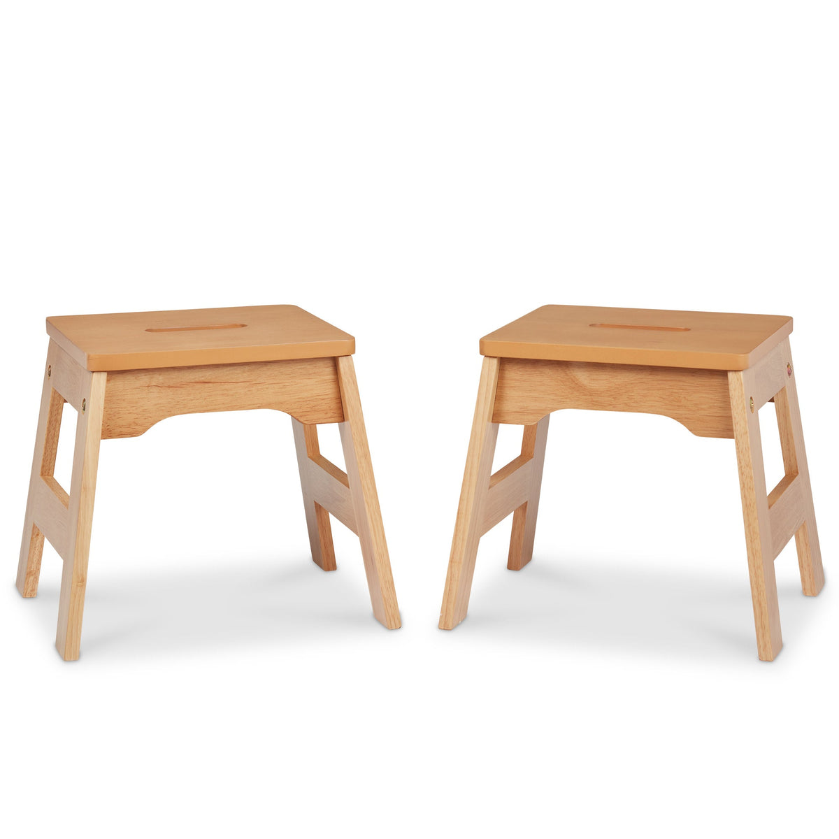 Educational Wooden Stools Set of 2