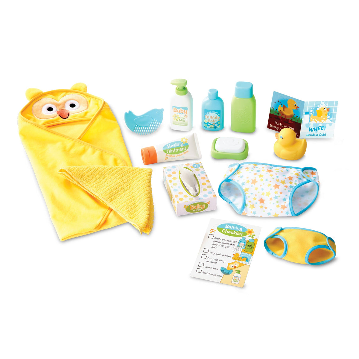 Educational Mine to Love Changing & Bathtime Play Set