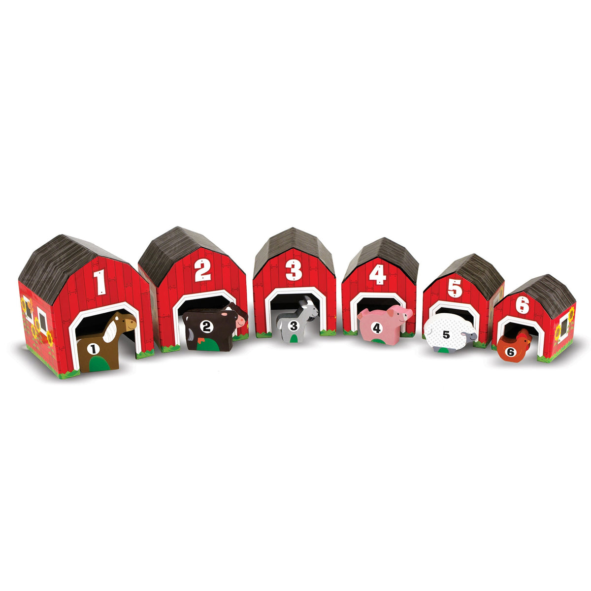 Educational Nesting & Sorting Barns & Animals