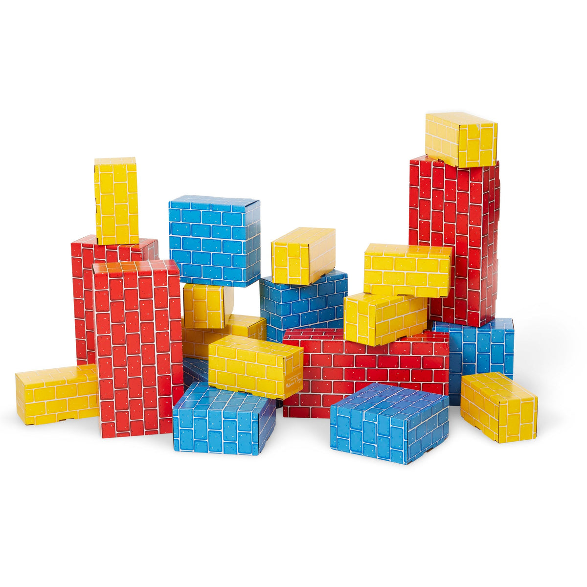 Educational Deluxe Jumbo Cardboard Blocks - 40 Pieces
