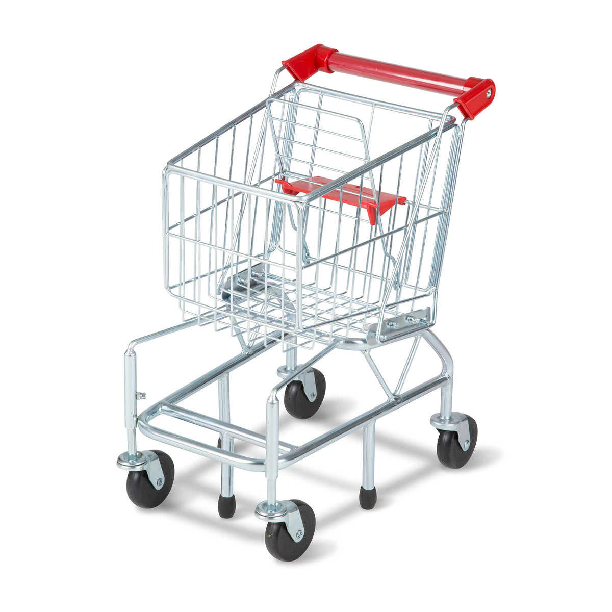 Educational Metal Grocery Shopping Cart Toy