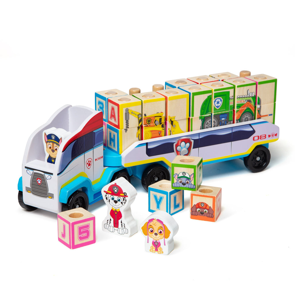 Educational PAW Patrol Wooden ABC Block Truck