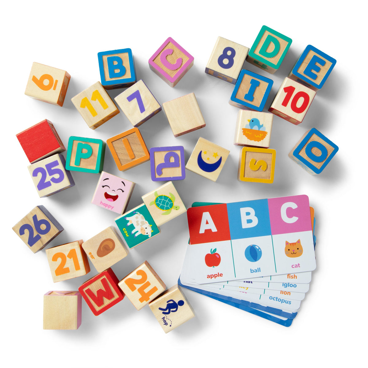 Educational Ms. Rachel Wooden Learning Blocks