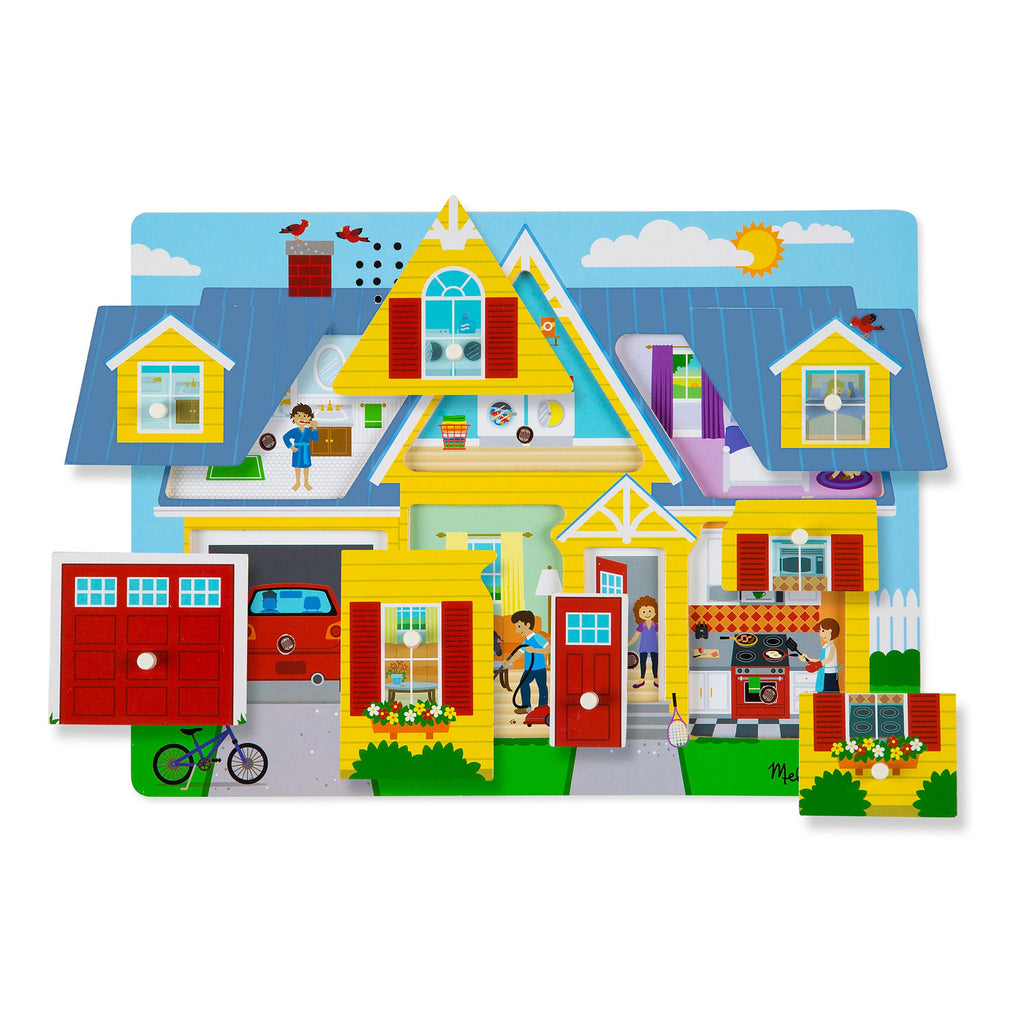 Educational Around the House Sound Puzzle - 8 Pieces