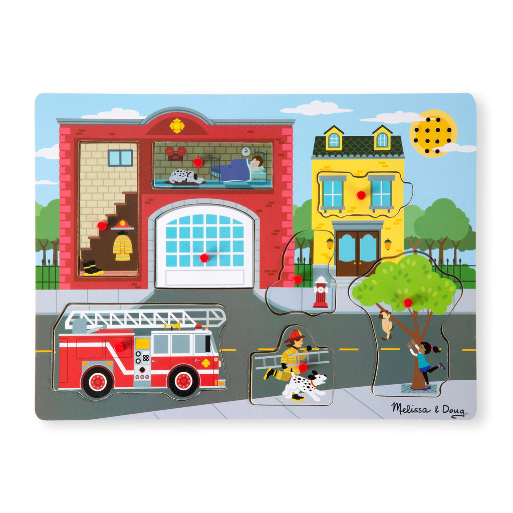Educational Around the Fire Station Sound Puzzle - 8 Pieces