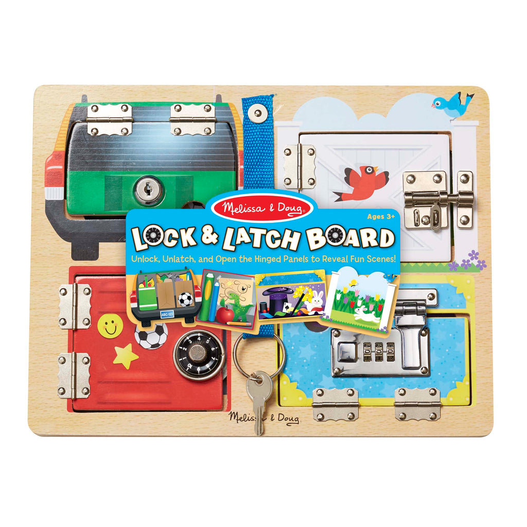 Educational Locks & Latches Board