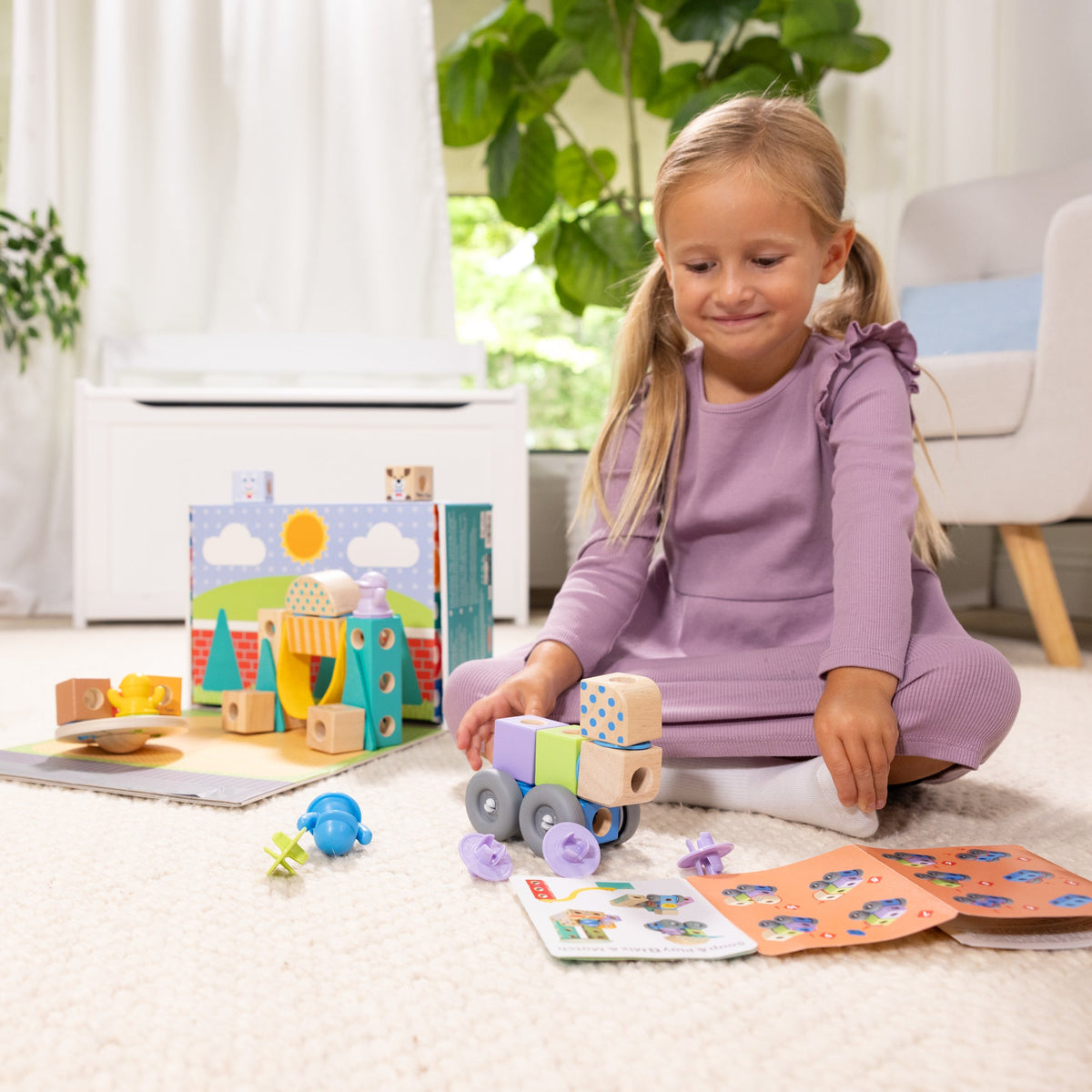 Educational Blockables Town Play Set