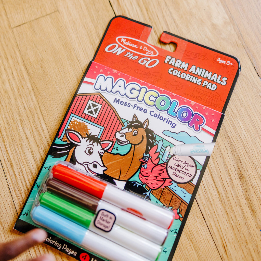 Educational On the Go Magicolor Coloring Pad - Farm Animals