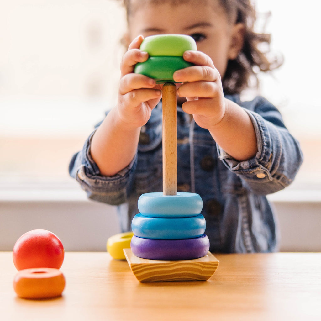 Educational Rainbow Stacker