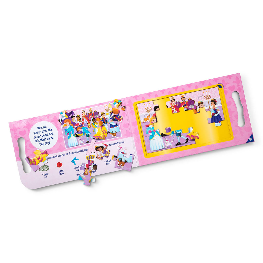 Educational Take-Along Magnetic Jigsaw Puzzles Princesses