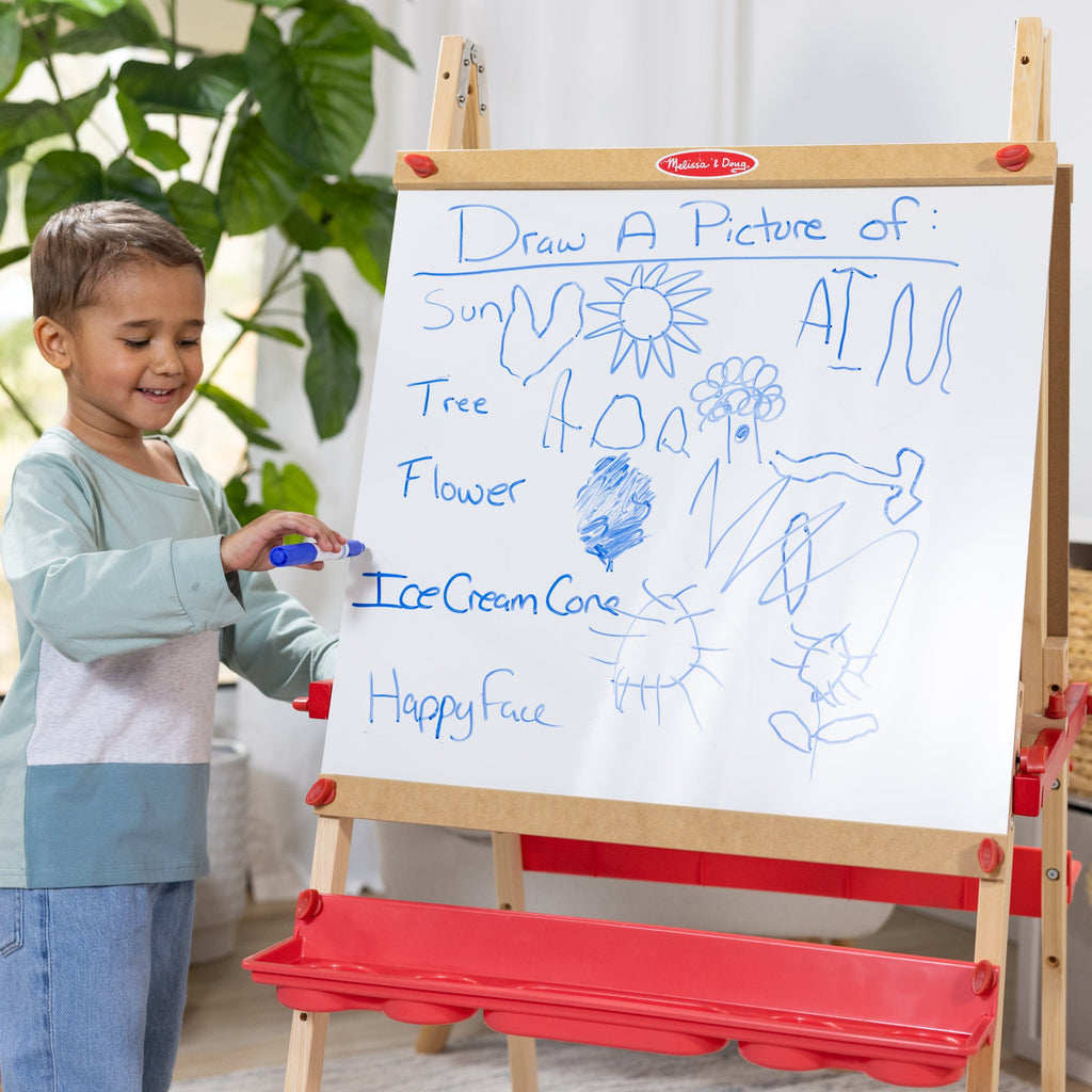 Educational Deluxe Magnetic Standing Art Easel