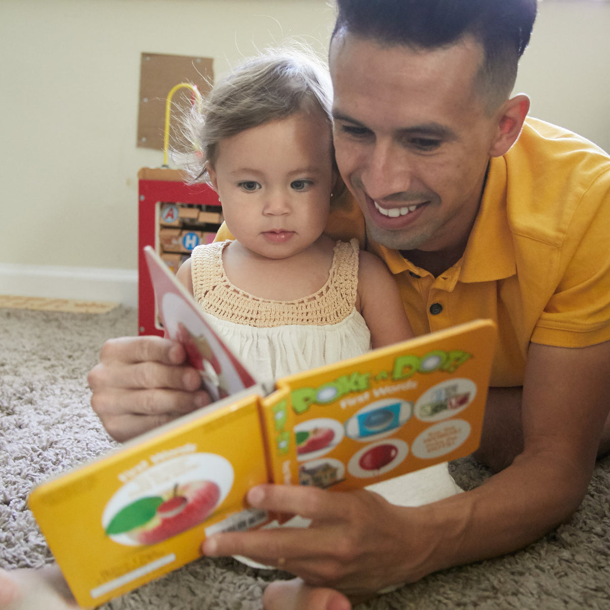 Educational Poke-a-Dot First Words Board Book