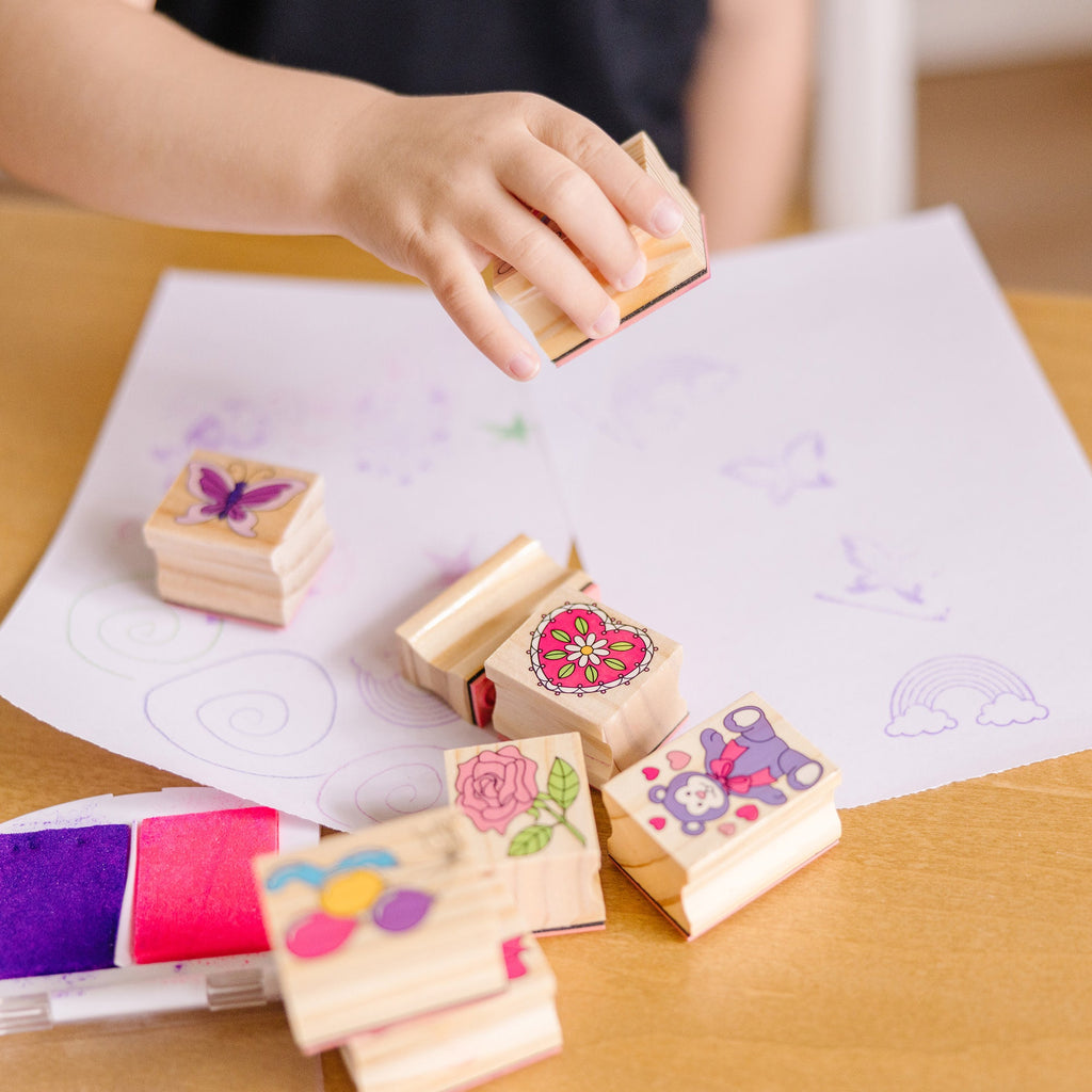 Educational Wooden Stamp Set - Friendship