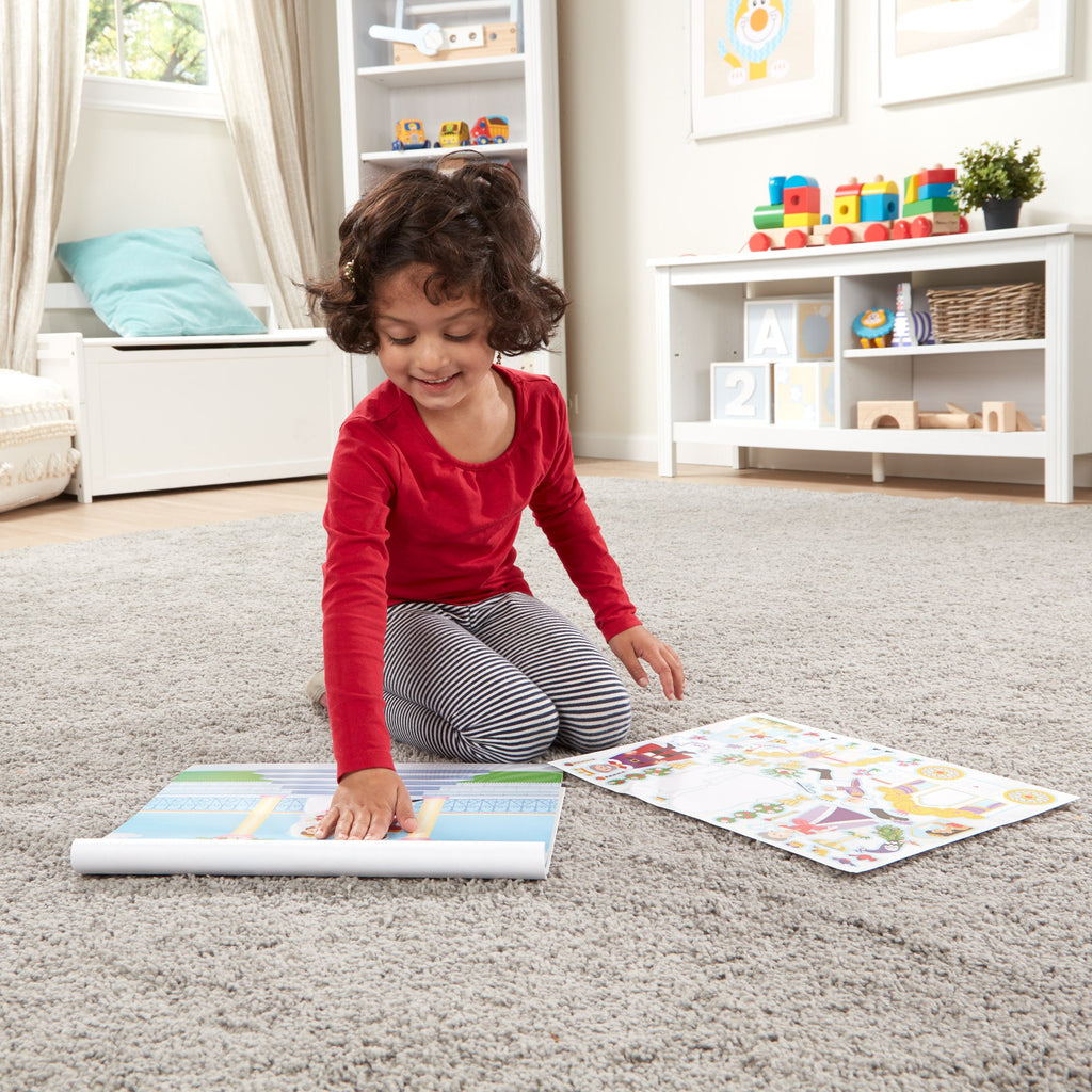 Educational Reusable Sticker Pad - Princess Castle