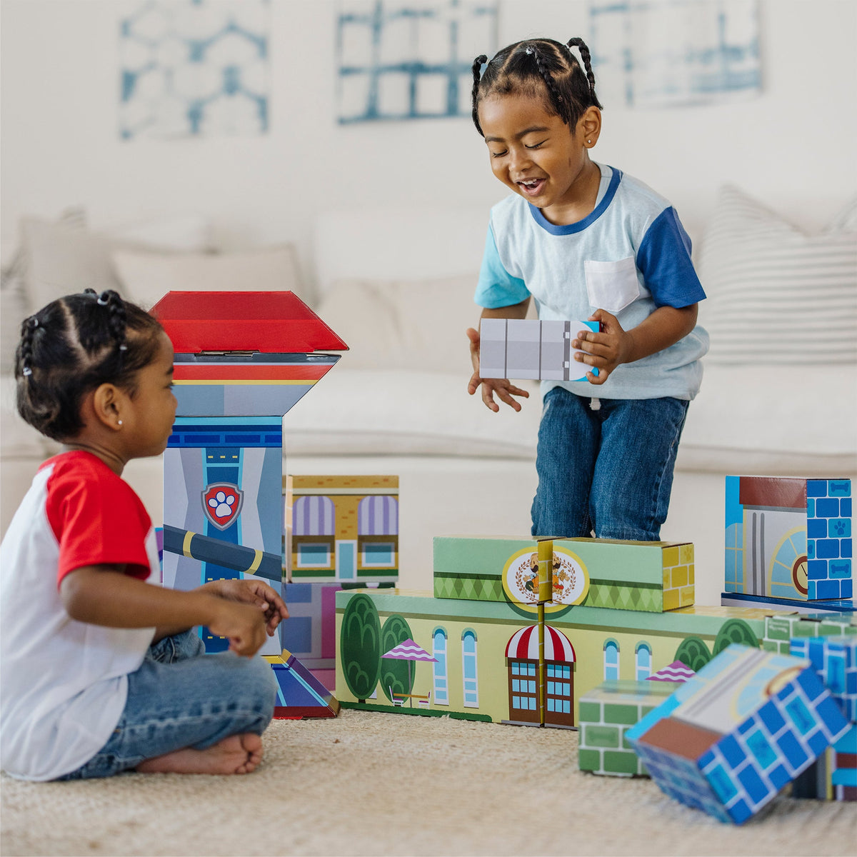 Educational PAW Patrol Jumbo Cardboard Blocks