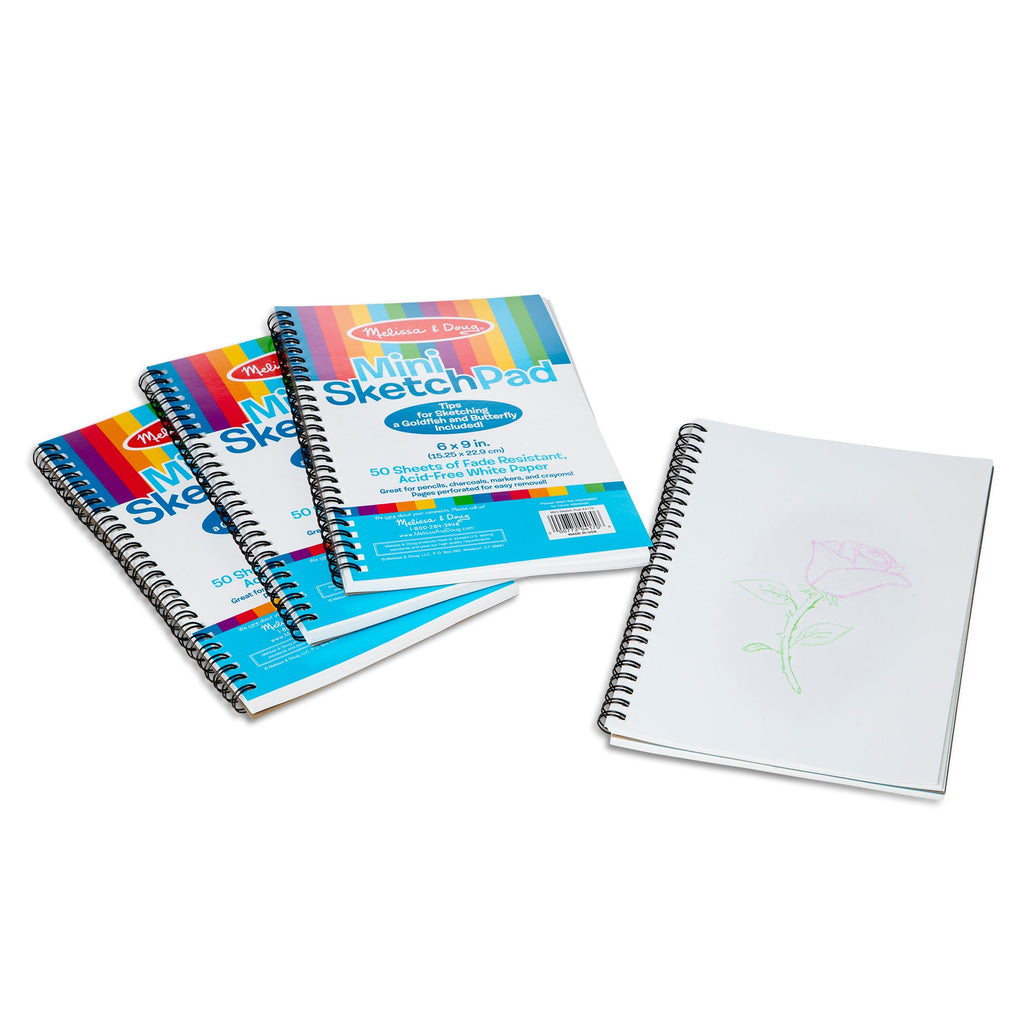 Educational Mini Sketch Pad 4-Pack