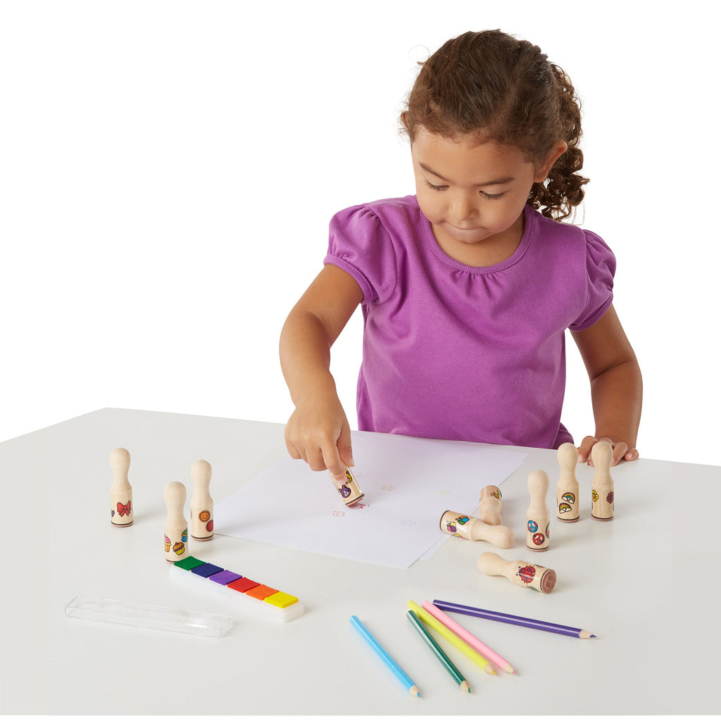 Educational Deluxe Happy Handle Stamp Set