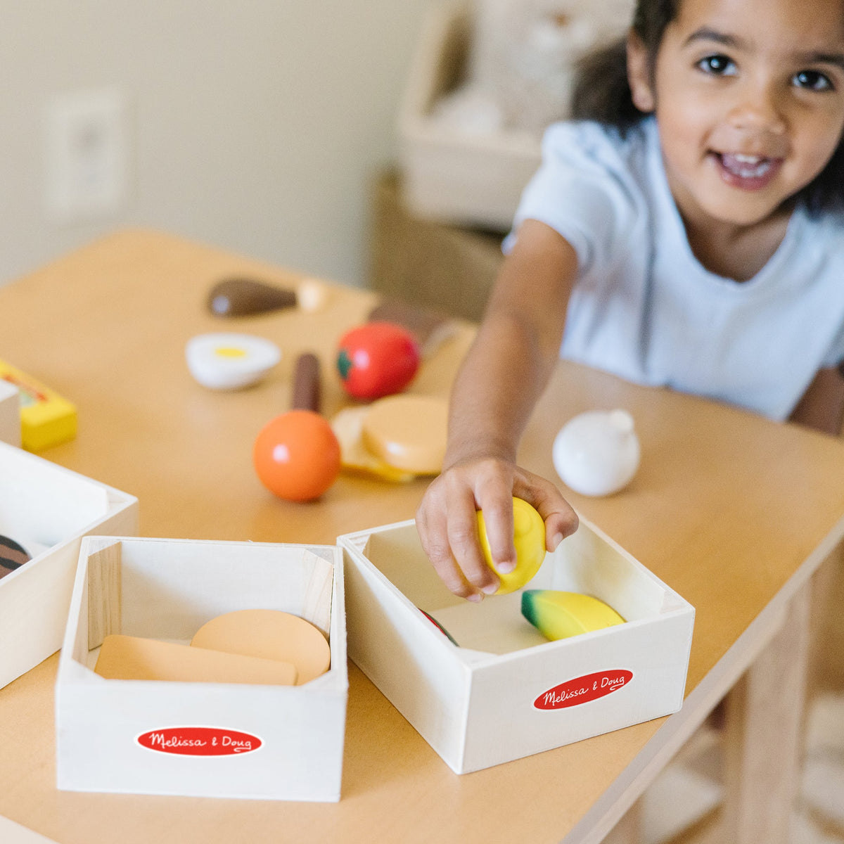 Educational Food Groups - Wooden Play Food