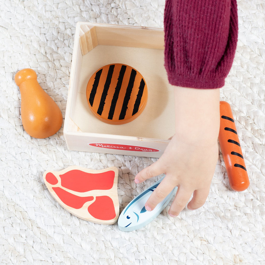 Educational Wooden Food Groups Play Set Protein