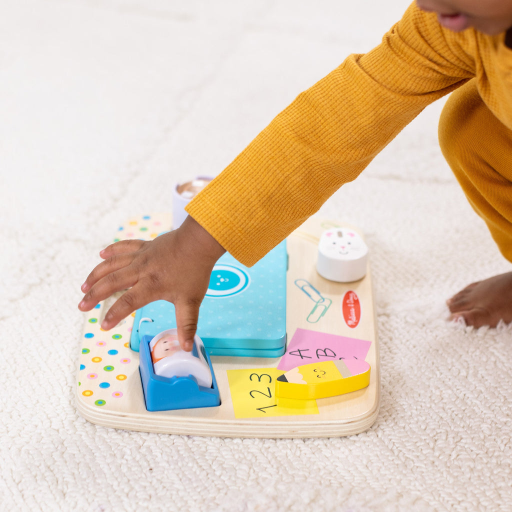 Educational Wooden Work & Play Desktop Activity Board