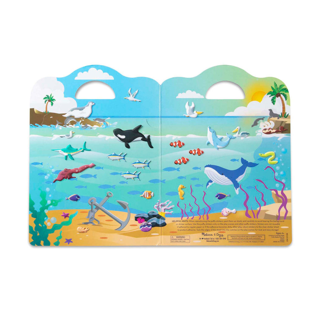 Educational Puffy Sticker Play Set - Ocean