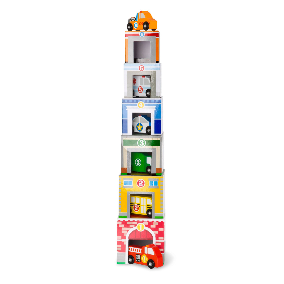 Educational Nesting & Sorting Buildings & Vehicles