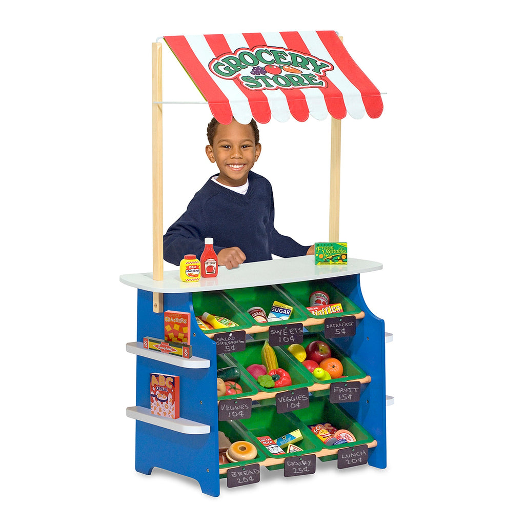 Educational Wooden Grocery Store Lemonade Stand