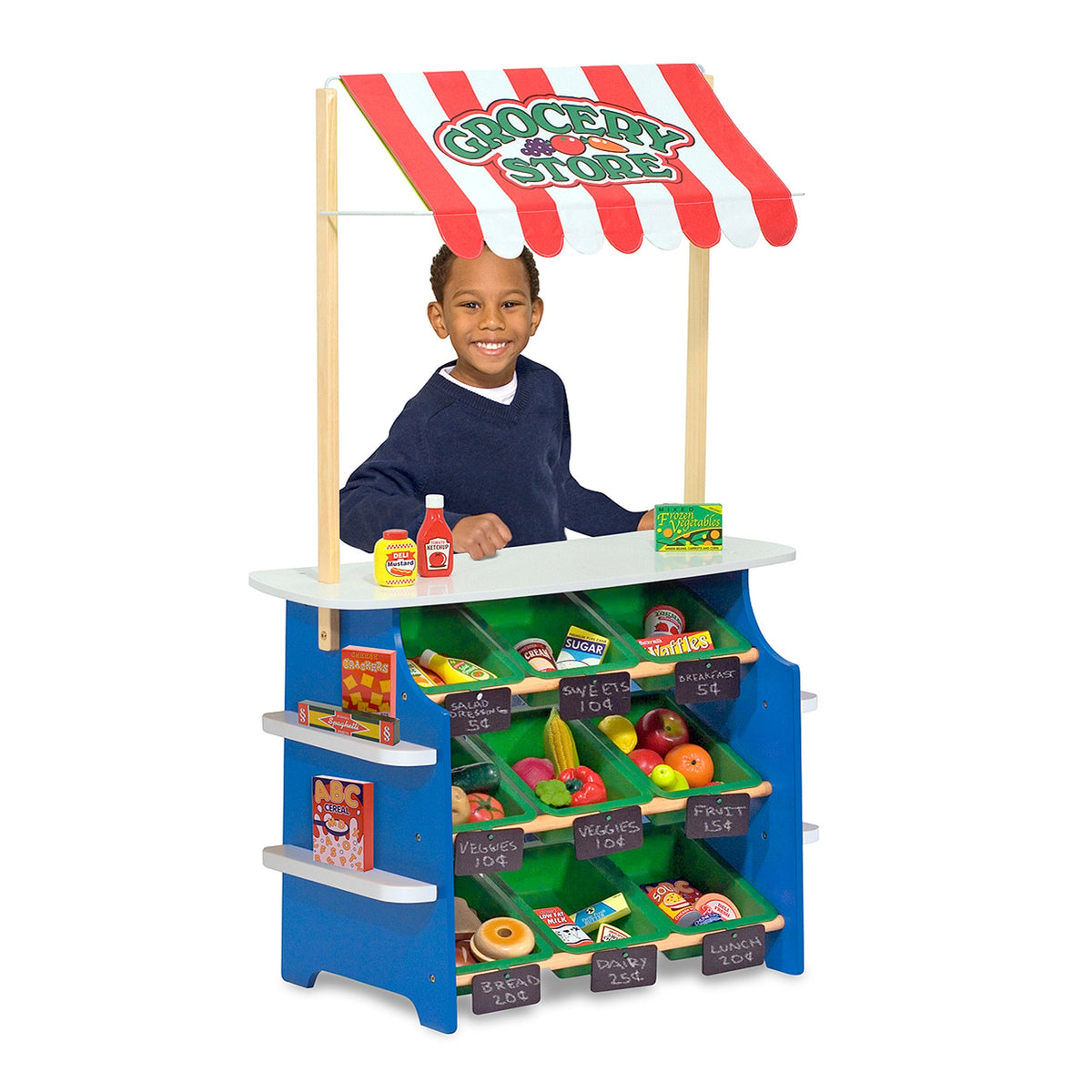 Educational Wooden Grocery Store Lemonade Stand