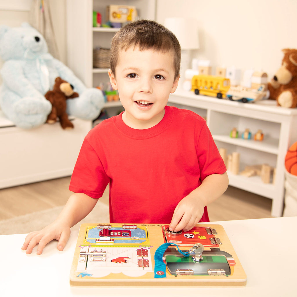 Educational Locks & Latches Board