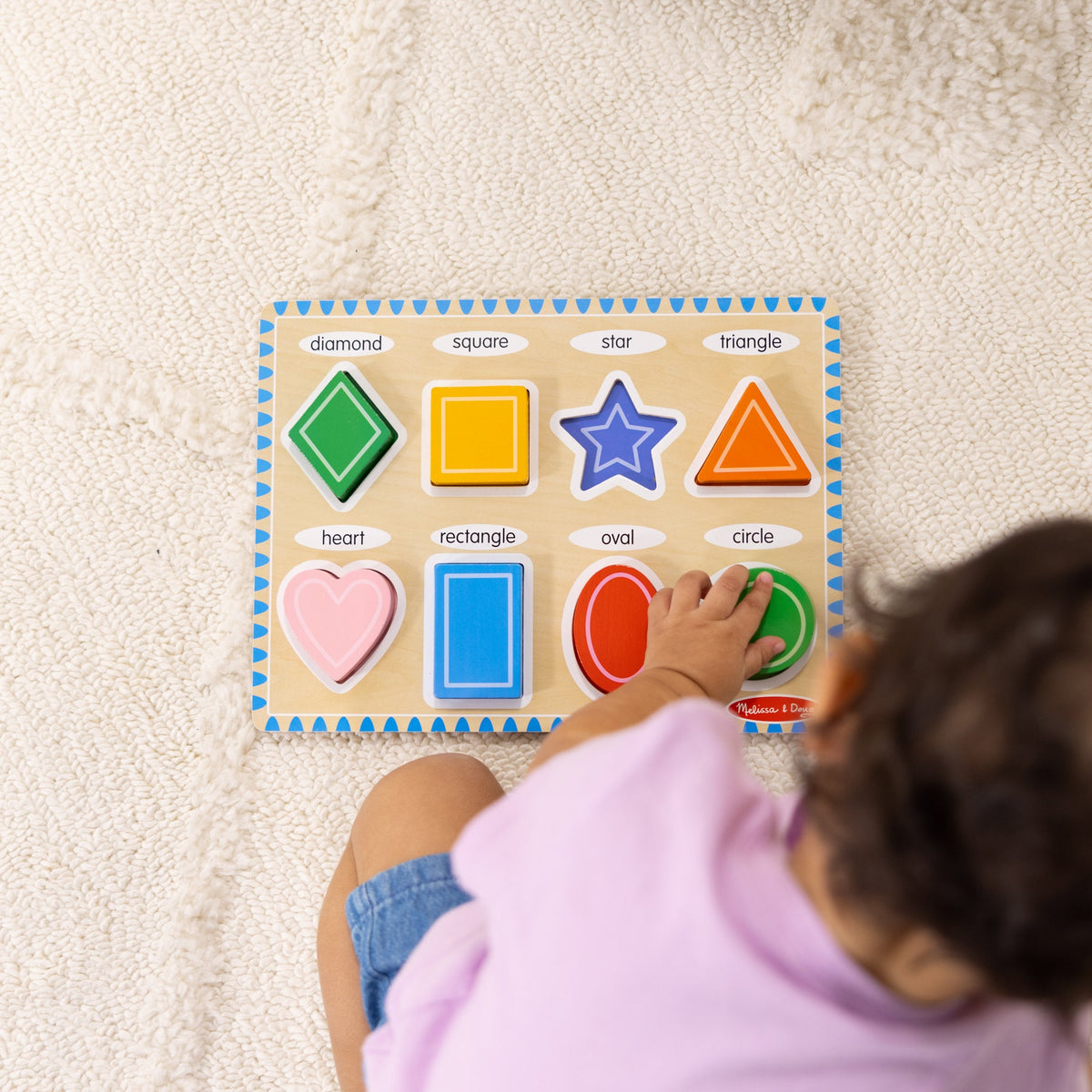 Educational Shapes Chunky Puzzle - 8 Pieces