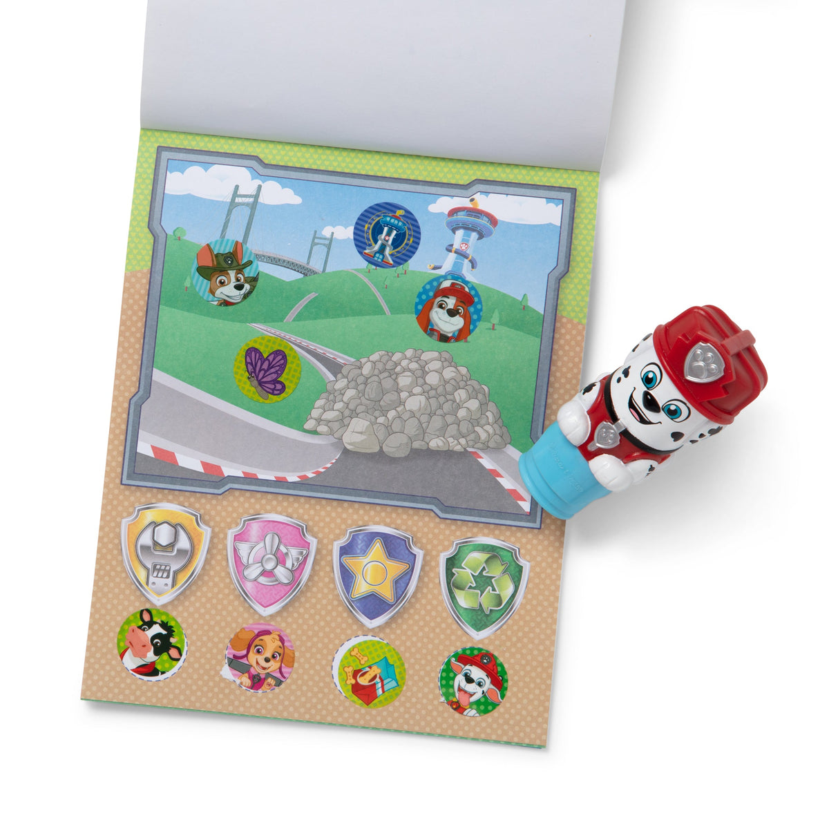 Educational Sticker WOW Activity Pad & Sticker Stamper - PAW Patrol Marshall
