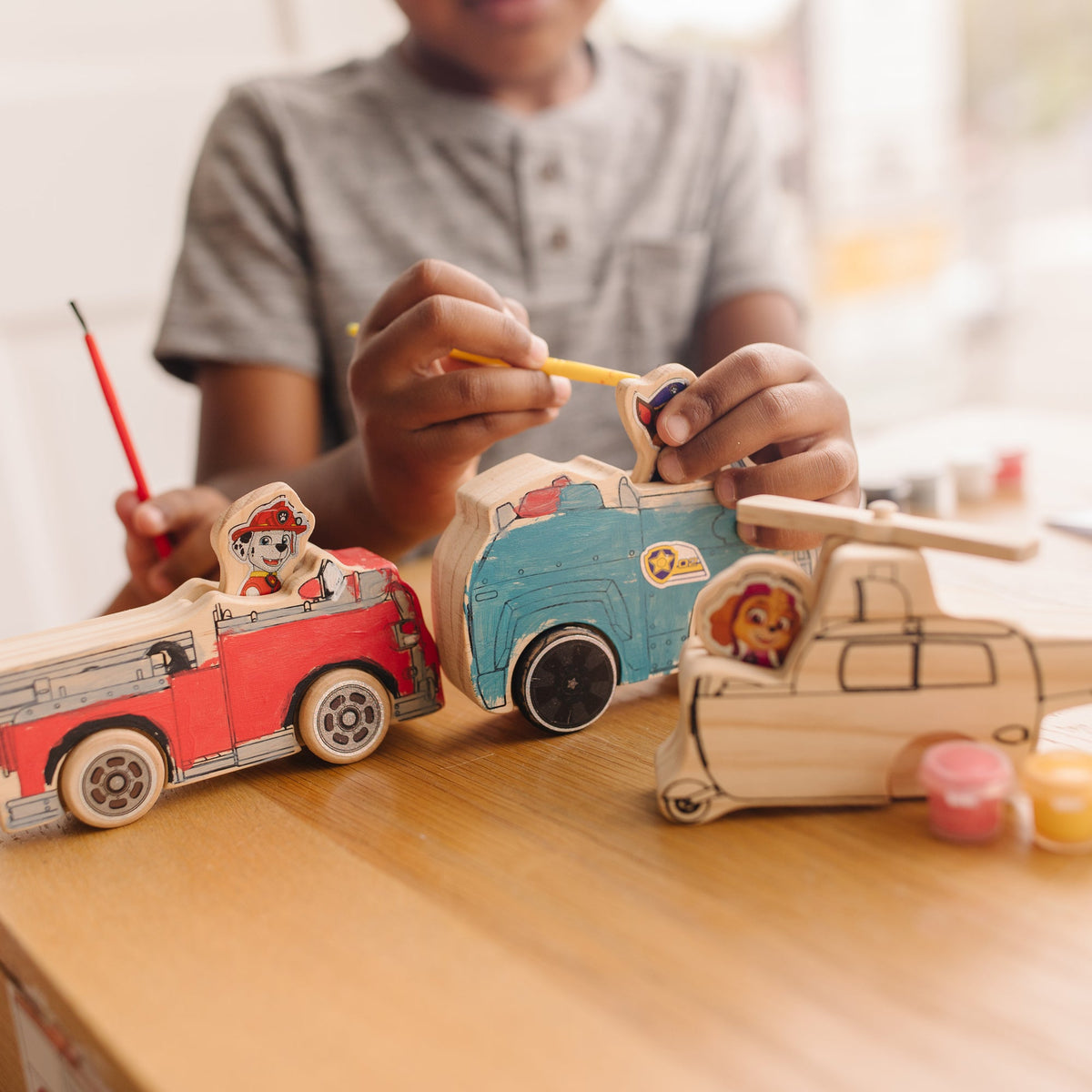 Educational PAW Patrol Wooden Craft Kit - Vehicles
