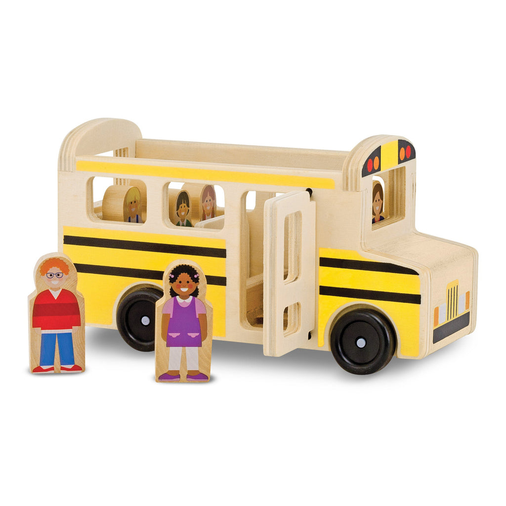 Educational Wooden School Bus