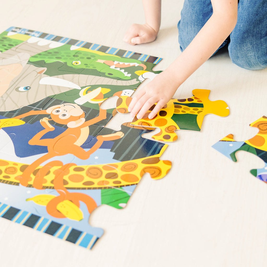 Educational Safari Social Floor Puzzle - 24 Pieces