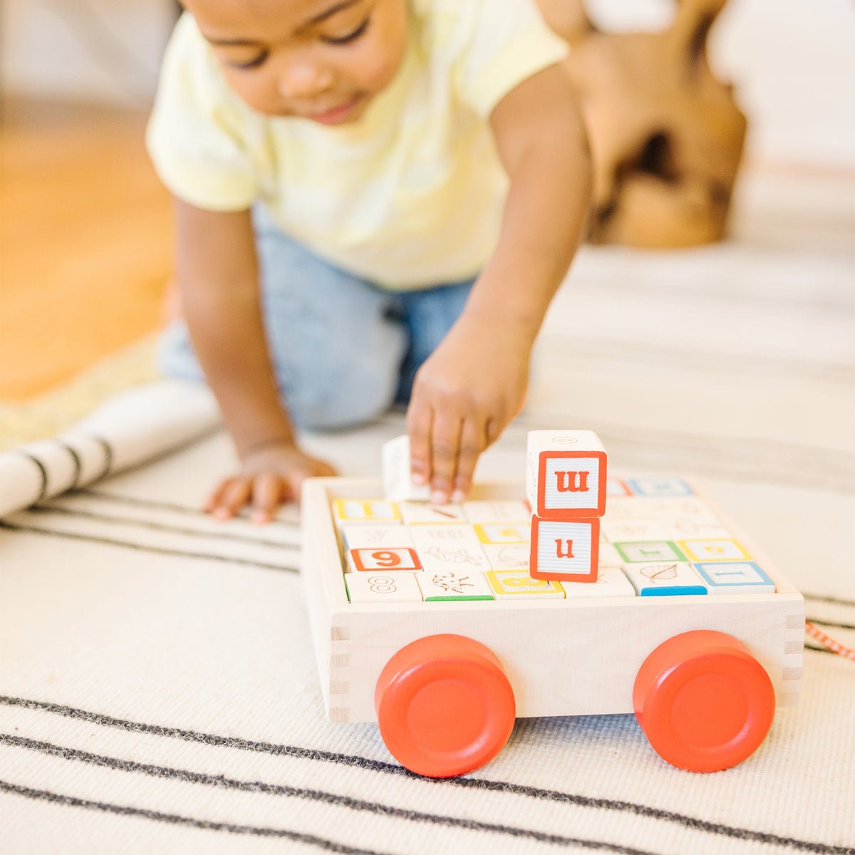 Educational Classic ABC Block Cart