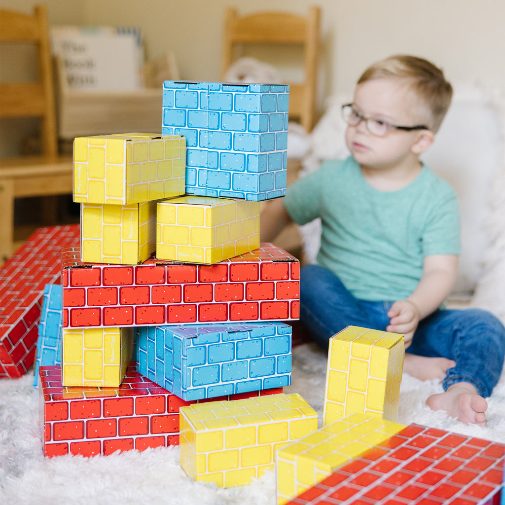 Educational Jumbo Cardboard Blocks - 24 Pieces