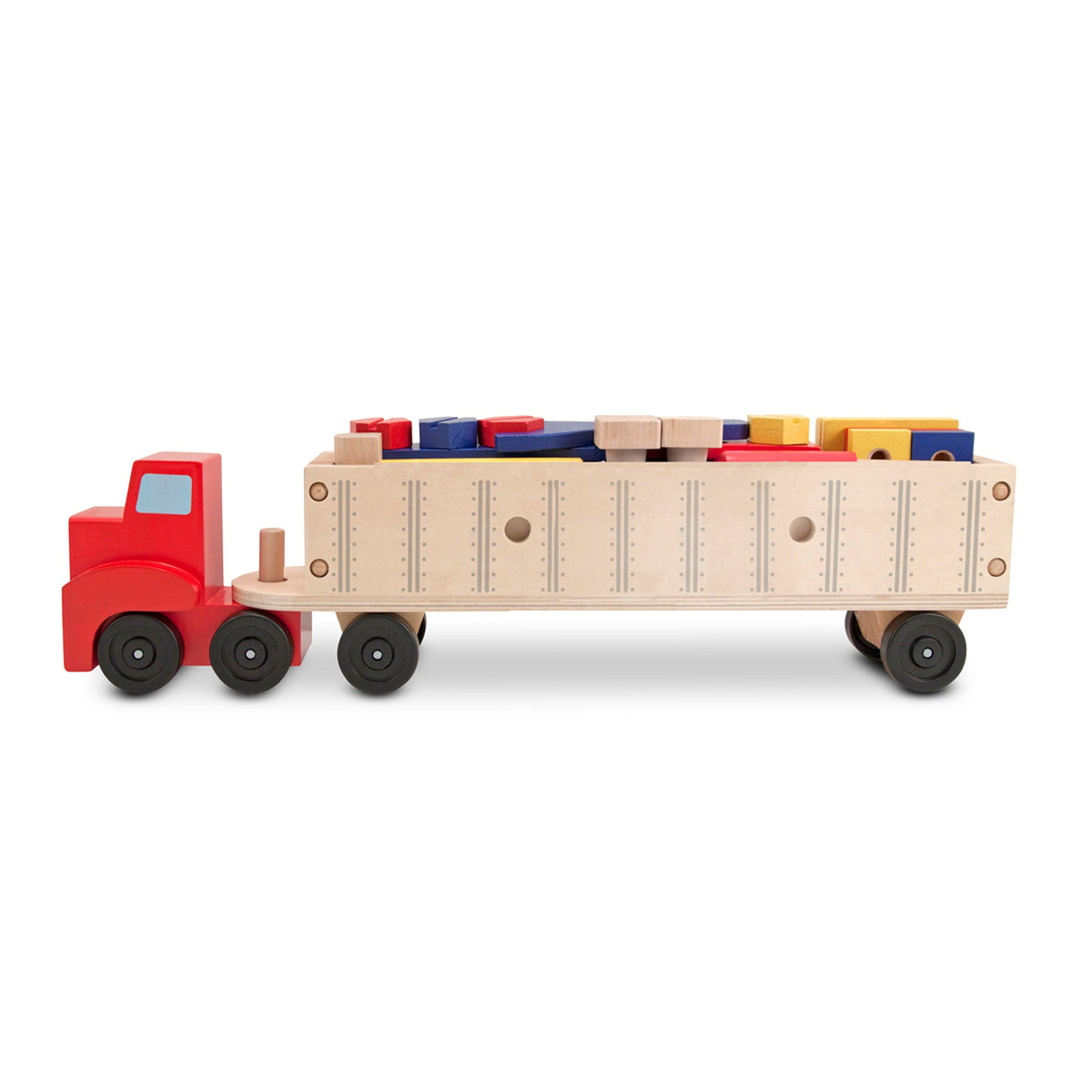 Educational Wooden Big Rig Building Set