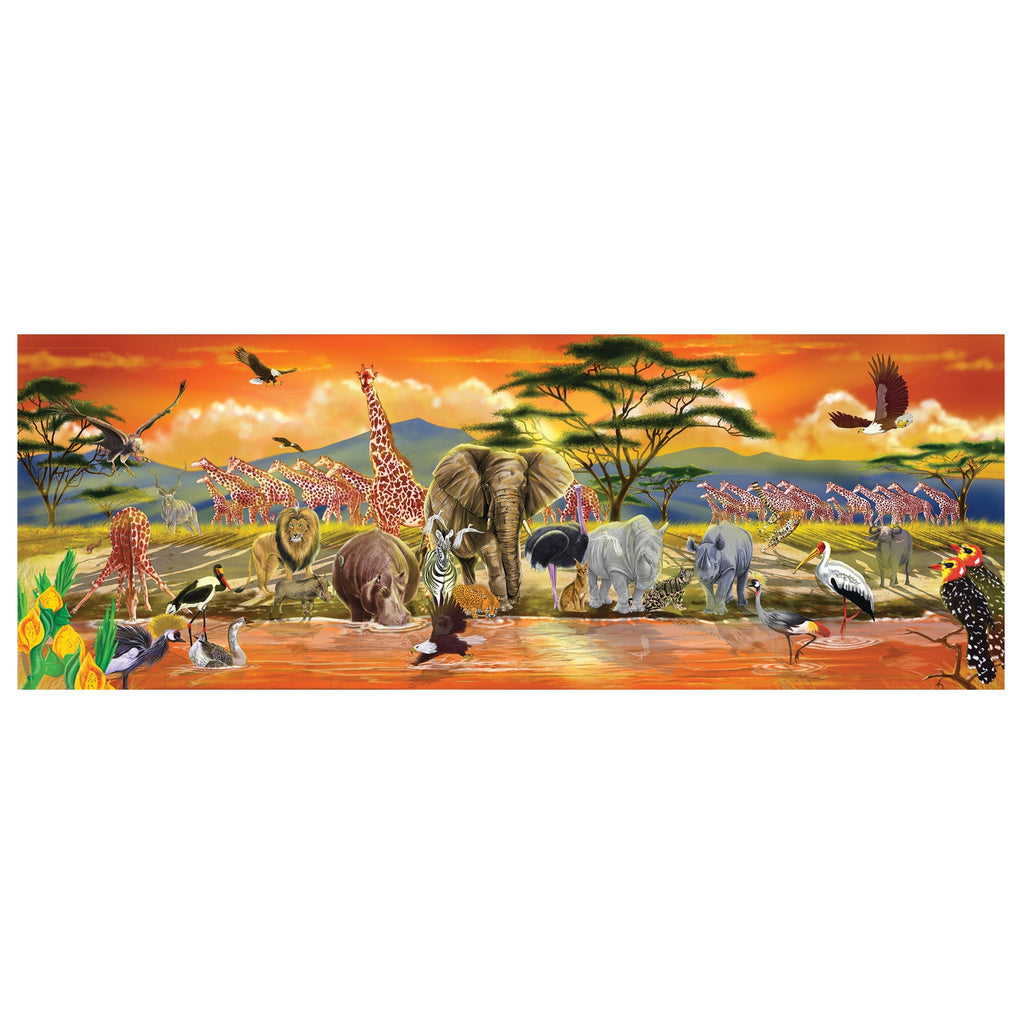 Educational Safari Floor Puzzle - 100 Pieces