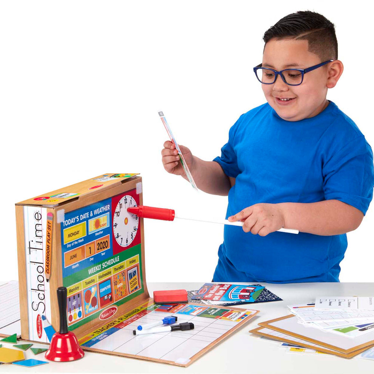 Educational School Time Classroom Play Set