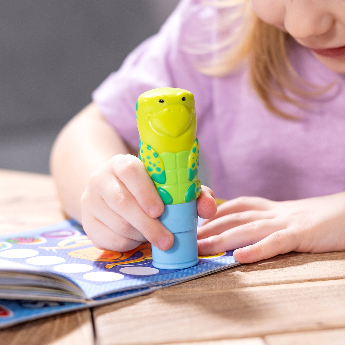 Educational Sticker WOW Activity Pad & Sticker Stamper - Sea Turtle