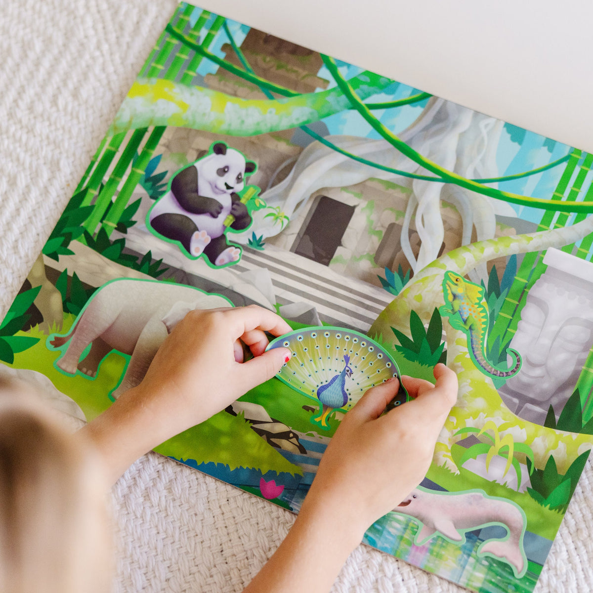 Educational Reusable Sticker Pad - Jungle and Savanna