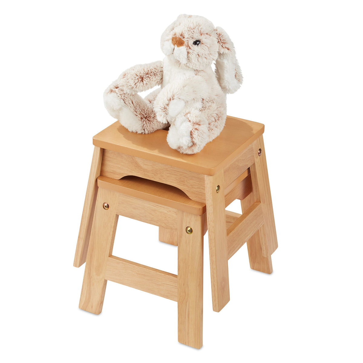 Educational Wooden Stools Set of 2