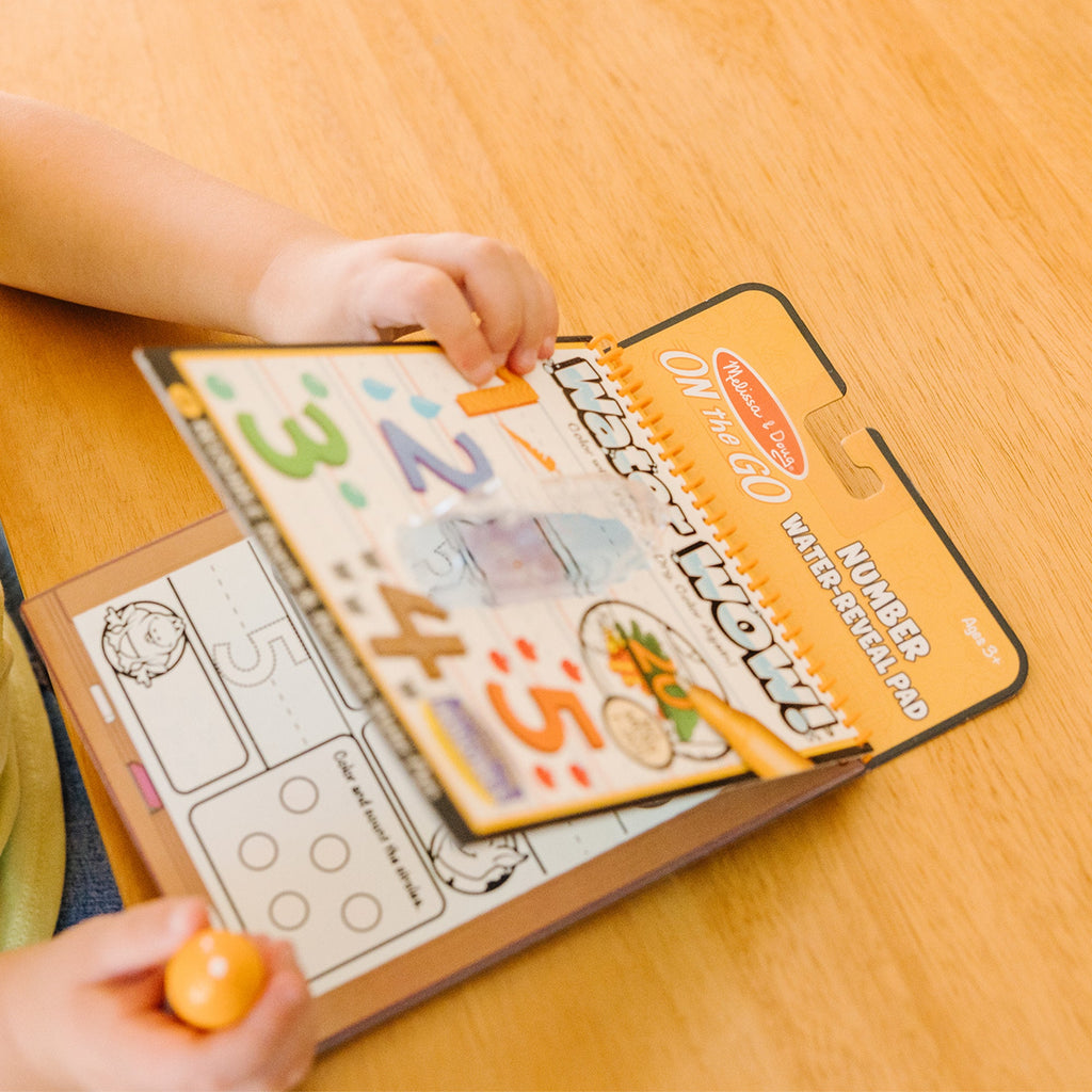 Educational Water Wow Water-Reveal Activity Pad - Numbers